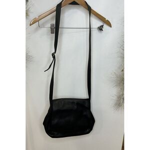 Vintage Y2K NINE WEST Black Leather Shoulder Bag Purse‎
